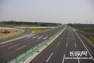 京臺高速公路 廊坊段 路面工程全部完工